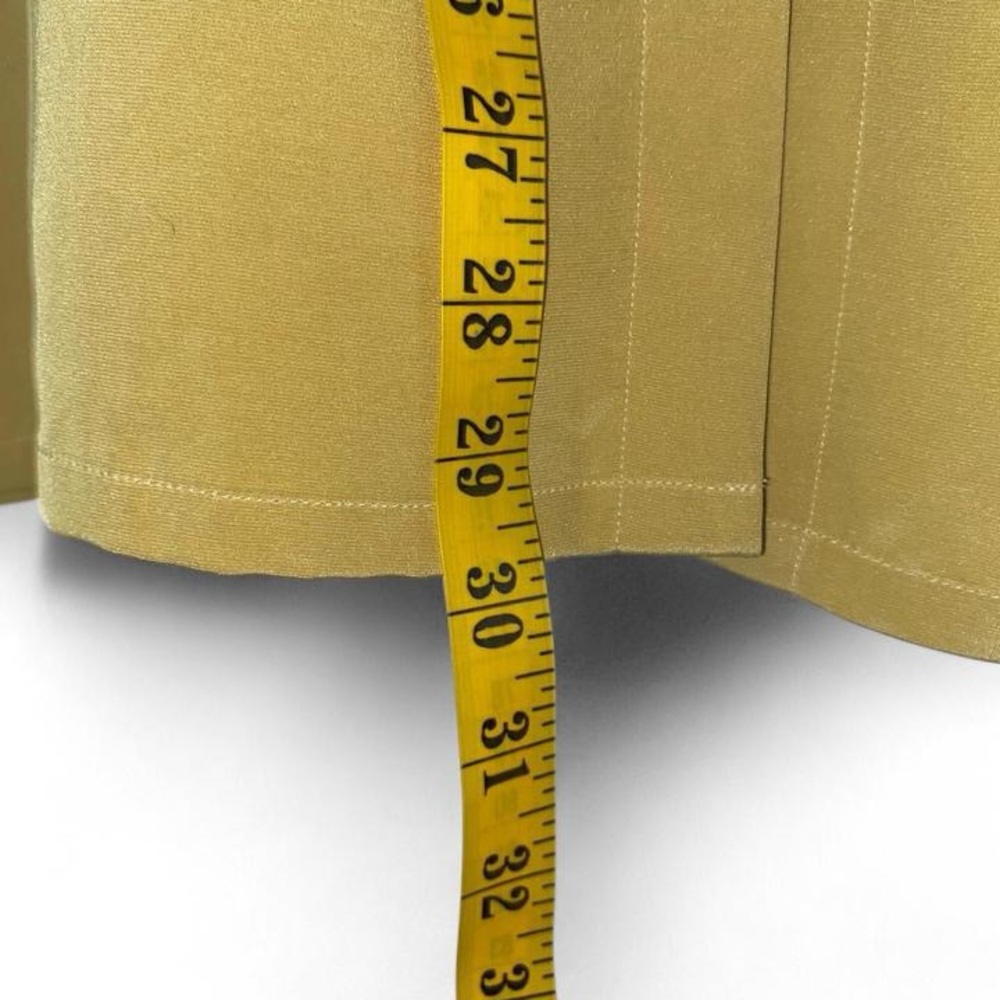 Chico's Design Light Yellow Silk Blend Blouse - Picture 5 of 5